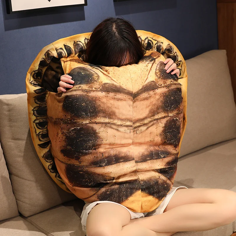 Big Tortoise Shell Plush | 100cm Removable Washable -8