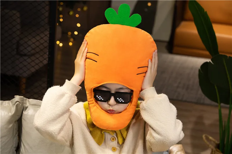 Carrot Cosplay Plush Cap | Fruit Costume Dress -4