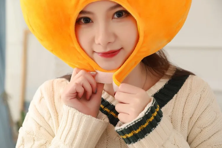 Cartoon Orange Fruit Cap | Cute and Durable Plush Headgear with Exquisite Design -25
