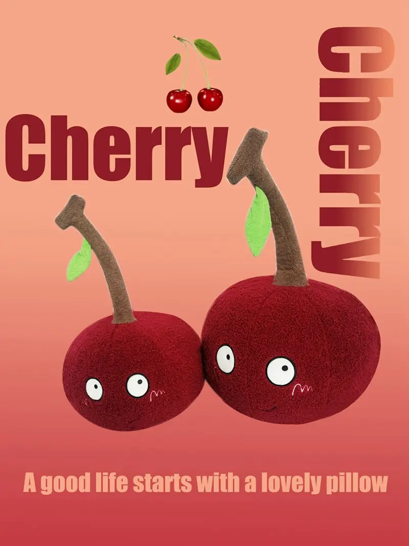 Soft Cherry Plush Toy -6