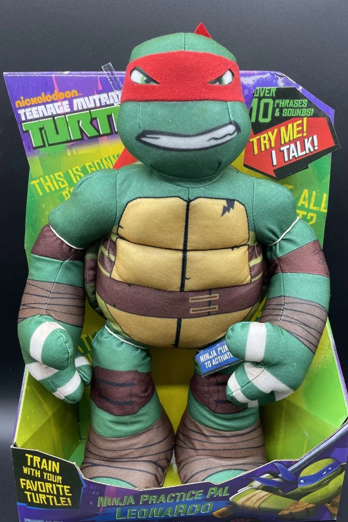 Talking Plush Ninja Turtle | 40 cm Sound Effect Decompression Plush -11