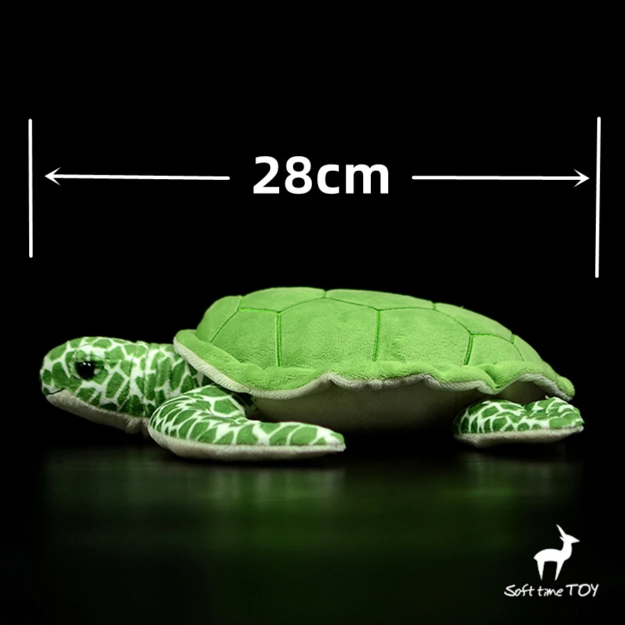 Green Sea Leatherback Turtle Plushie -2