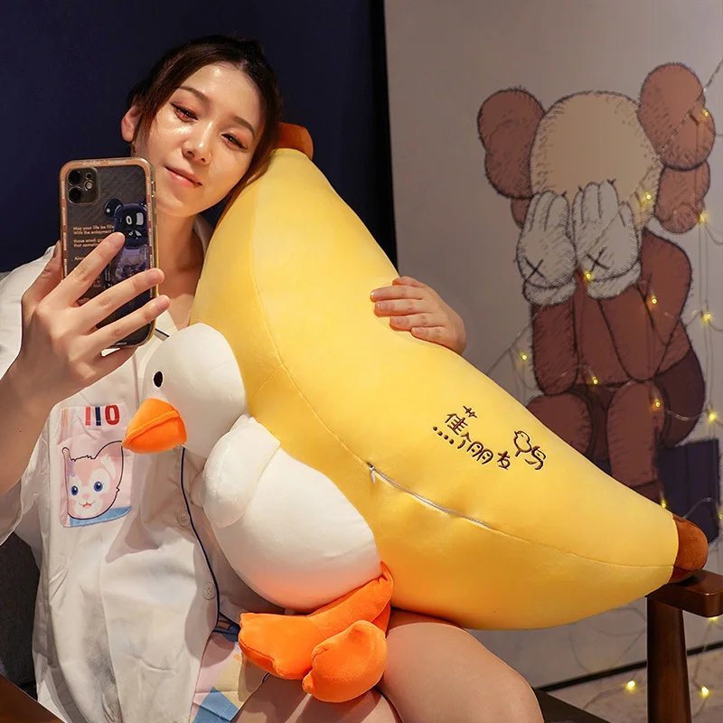 Banana Duck Plushie Pillow -8