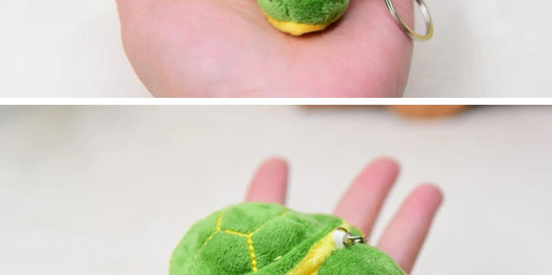Cute Turtle Plush Keychain -5