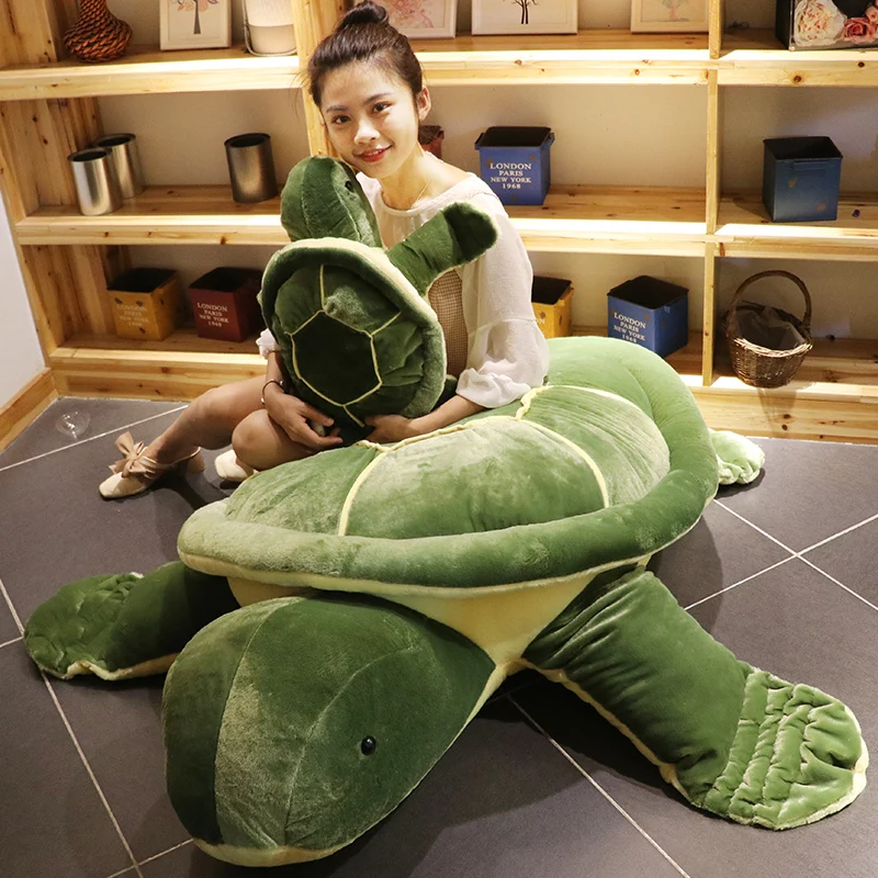 Huge Turtle Plush Toy | 59 Inch Tortoise Sleeping Pillow -3