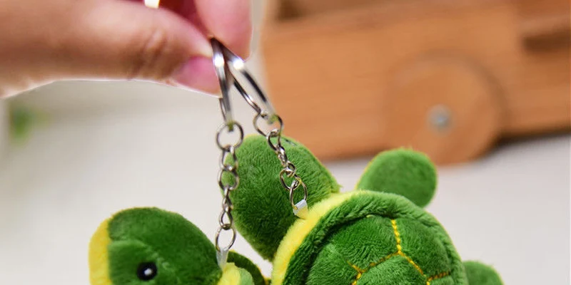 Cute Turtle Plush Keychain -10