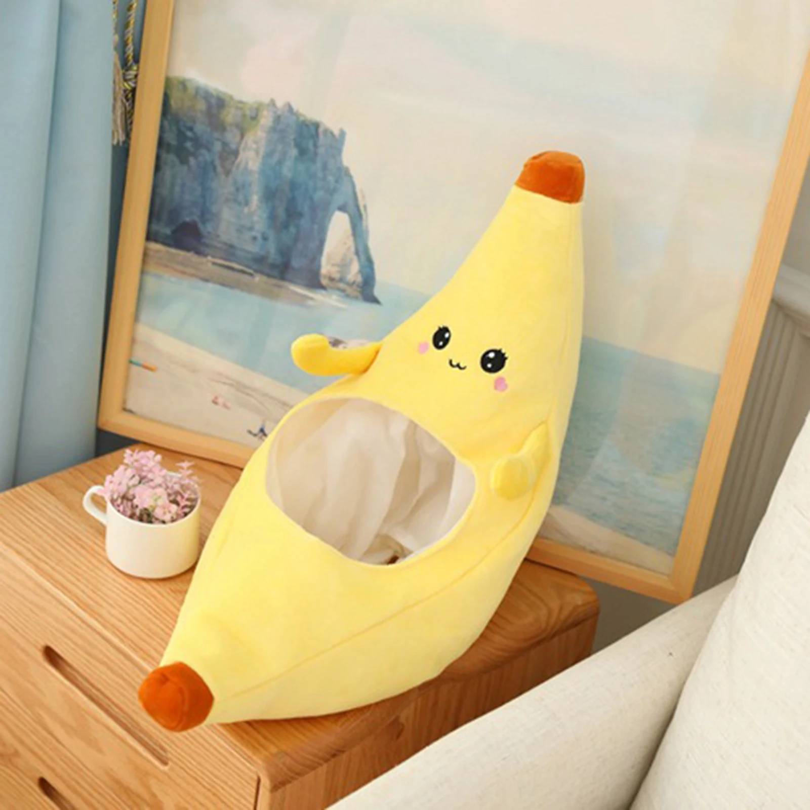 Funny Banana Fruit Plush Hat | Christmas Cosplay Party Costume Cap, Winter Headwear -5