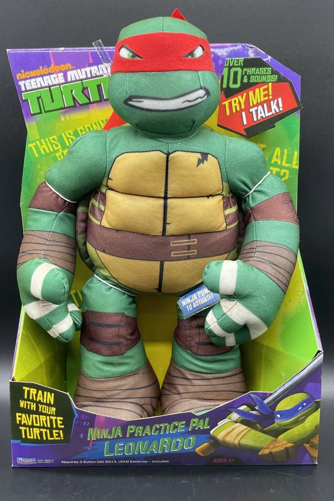 Talking Plush Ninja Turtle | 40 cm Sound Effect Decompression Plush -10