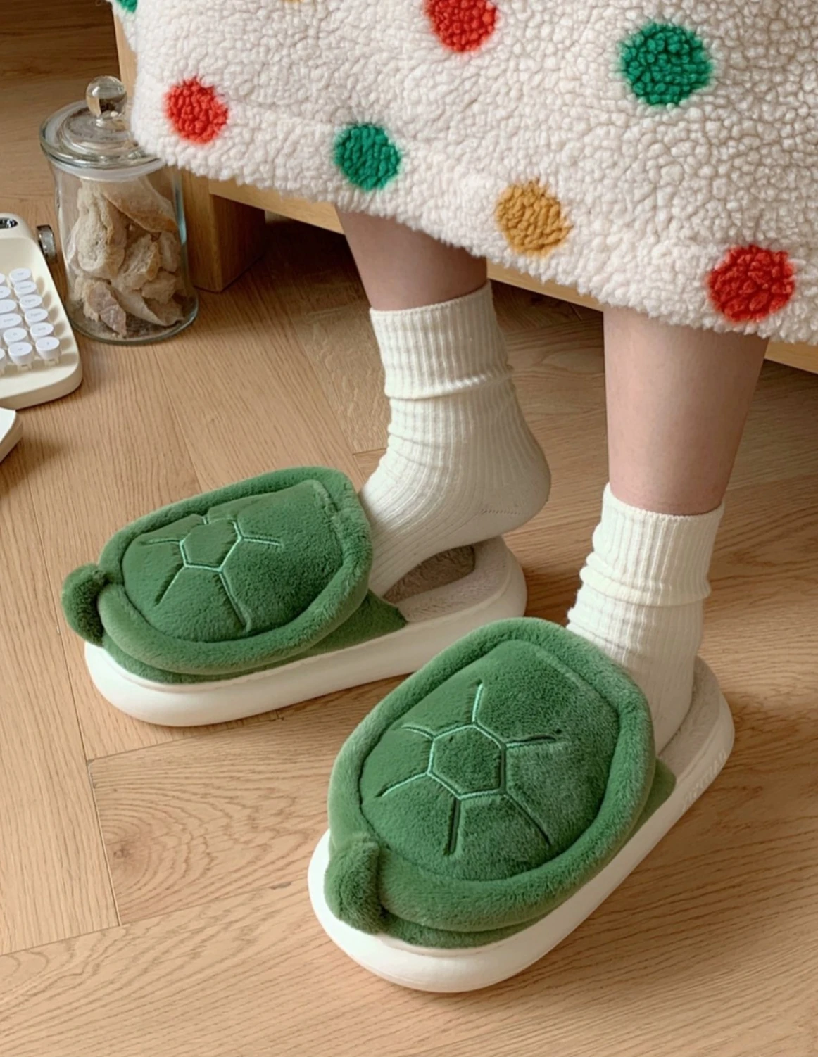 Turtle Plush Slippers | Winter Comfortable Slipper -4