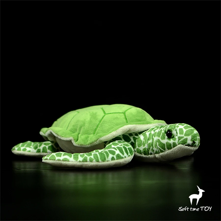 Green Sea Leatherback Turtle Plushie -1