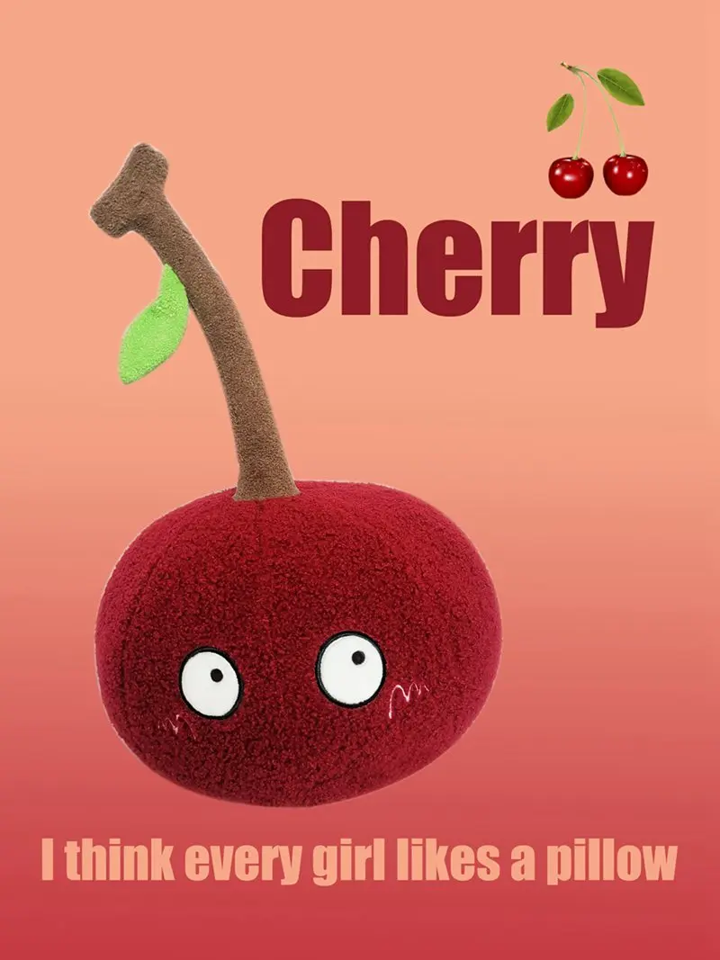 Soft Cherry Plush Toy -7