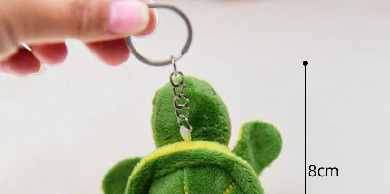 Cute Turtle Plush Keychain -1