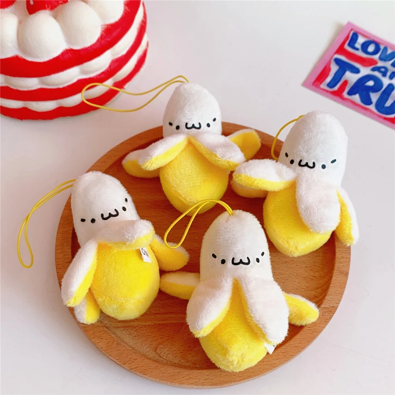 Banana Plush Keychain | Banana Pendant for Backpacks -2