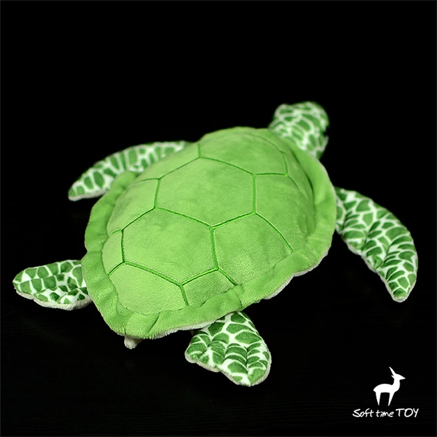 Green Sea Leatherback Turtle Plushie -4