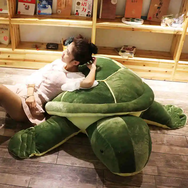 Huge Turtle Plush Toy | 59 Inch Tortoise Sleeping Pillow -1