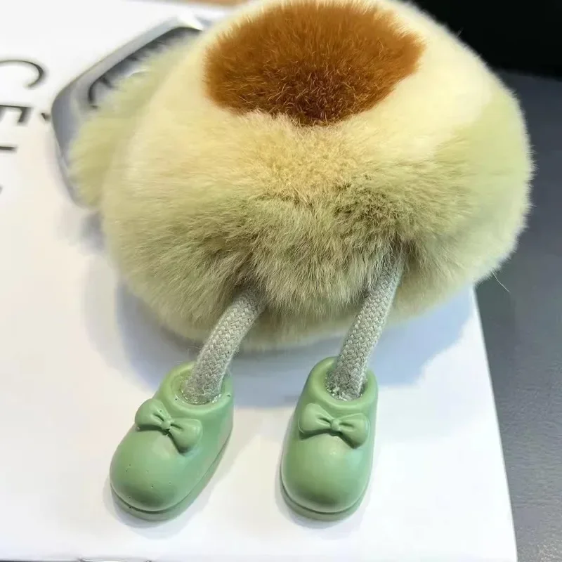 Stuffed Avocado Fruit Plush Toy | Avocado Shaped Keychain For Car Keys and Bag Charms -14