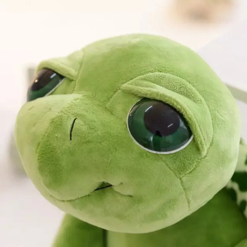 Green Big Eyes Turtle Plush Toy -6