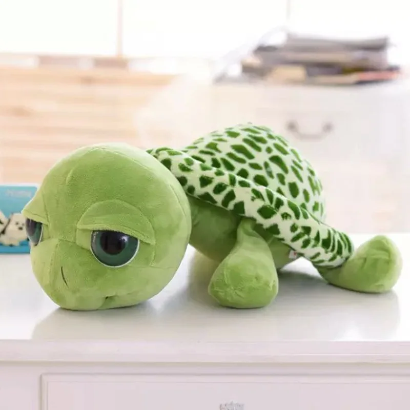 Green Big Eyes Turtle Plush Toy -1