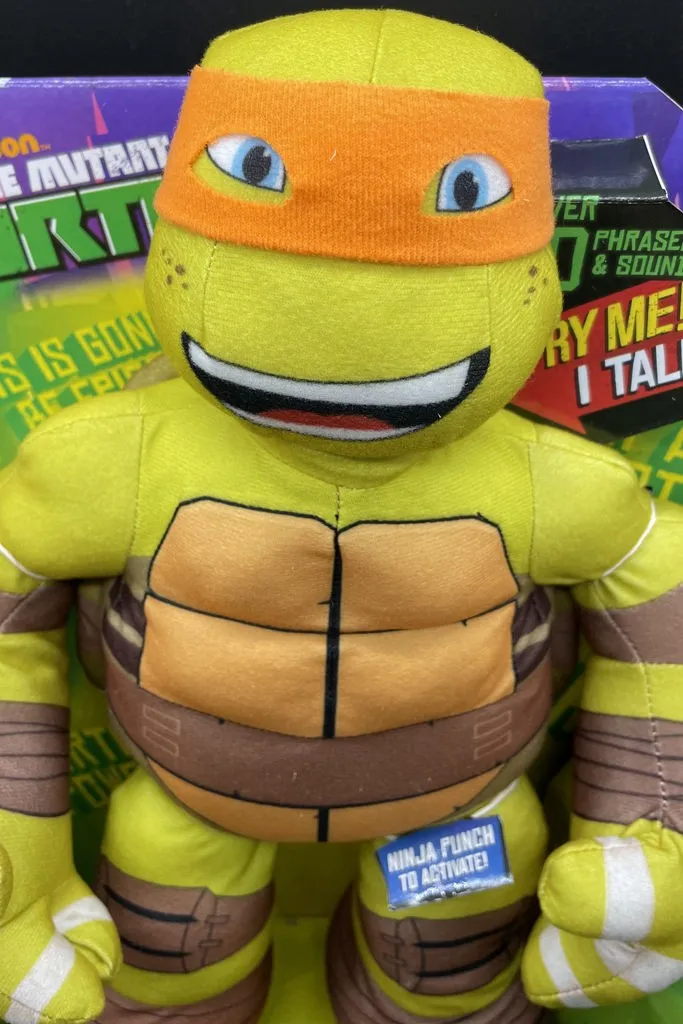 Talking Plush Ninja Turtle | 40 cm Sound Effect Decompression Plush -14