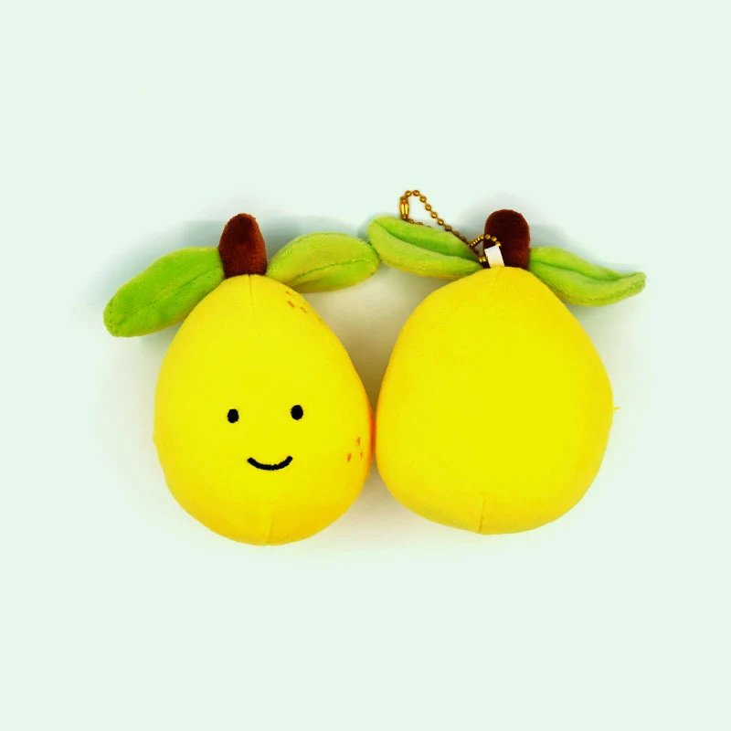 Lemon Plush KeyChain | Fruit Vegetable Doll Pendant Key -6