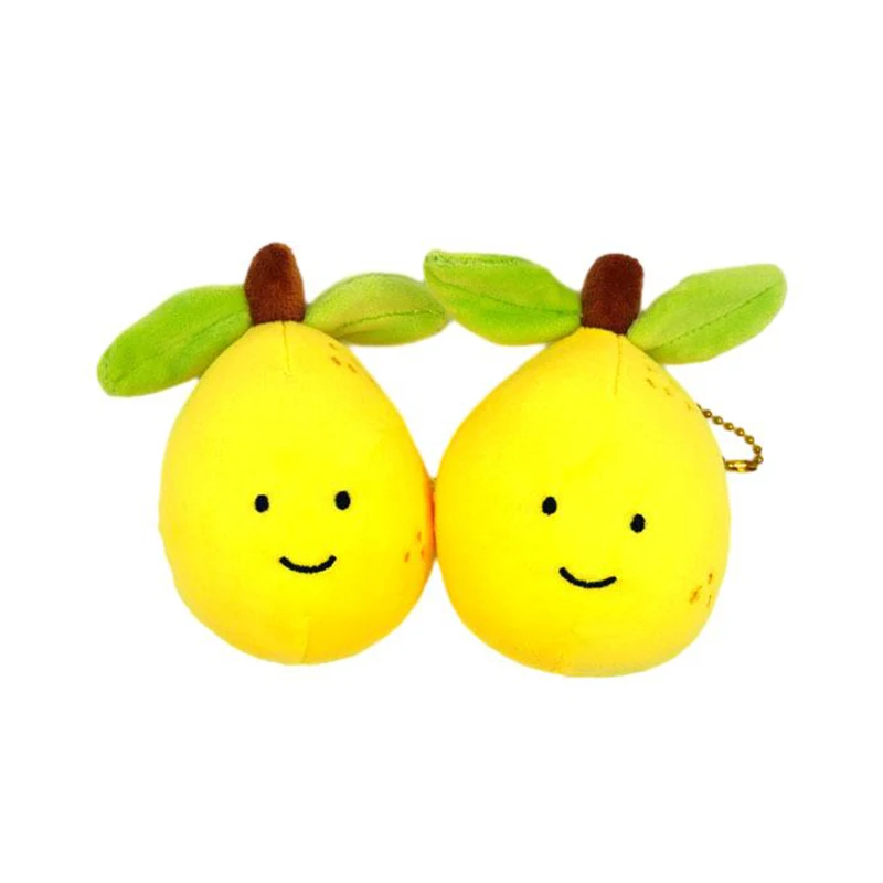 Lemon Plush KeyChain | Fruit Vegetable Doll Pendant Key -7