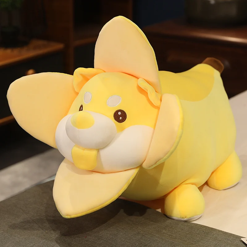 Banana Dog Plush Toy | Cute Cartoon Kawaii Stuffed Soft -2