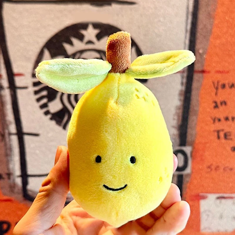 Lemon Plush KeyChain | Fruit Vegetable Doll Pendant Key -1