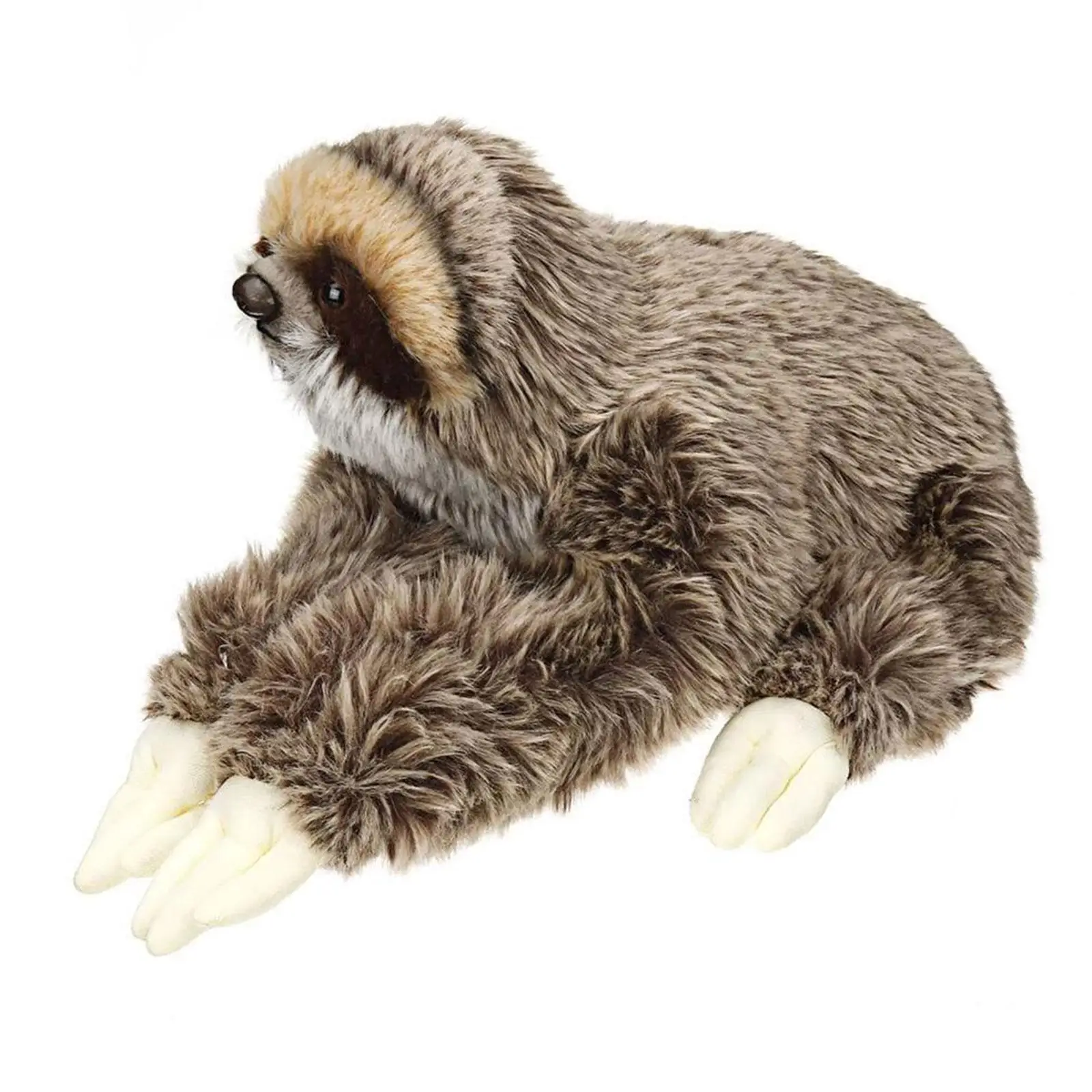 Realistic Sloth Stuffed Animal | 35cm Cute Realistic Three Toed Sloth Plush -5