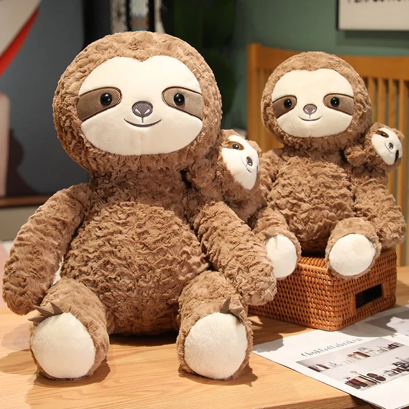 Valentine\'s Day Sloth Plush | Hug Baby New Cartoon Mom And Baby Animal Plush -9