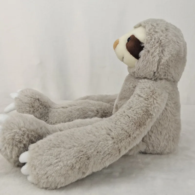 Hanging Sloth Stuffed Animals | 14 Inch Sloth Plush Toy With Hook And Loop Hands -7