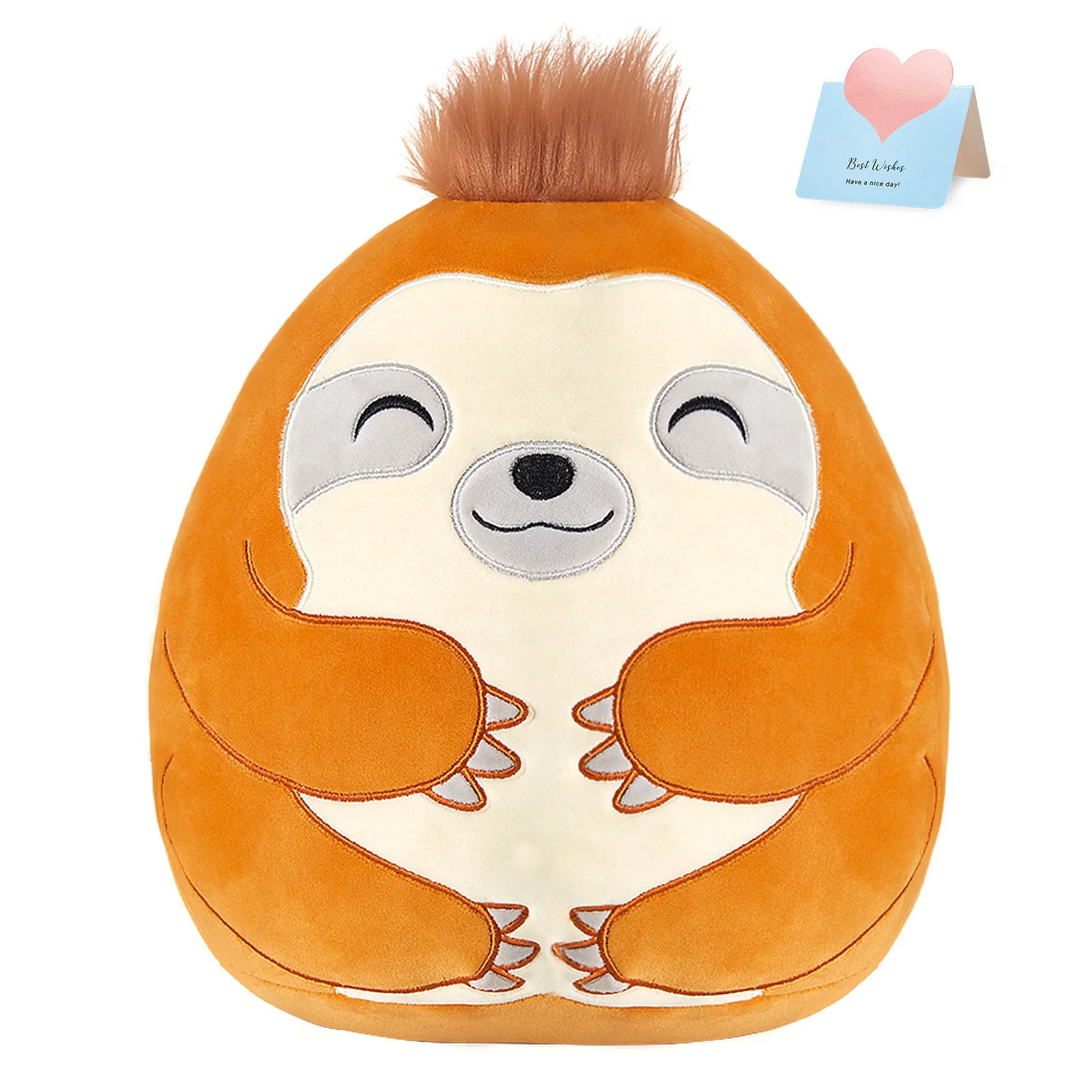 Squishmallows Orange Sloth Plush -1