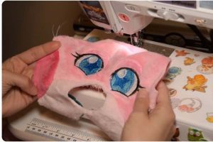 Sewing the face