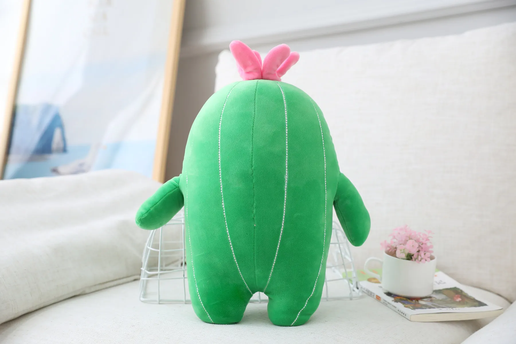 Lovely Cactus Plush Toy | Flower Plant Stuffed Doll Pillow, Cushion Bolster for Kids -18