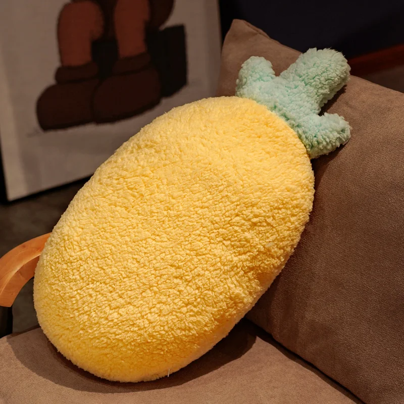 Soft Fruit Shaped Plush Toy | Peach Cactus Eggplant Seat -7