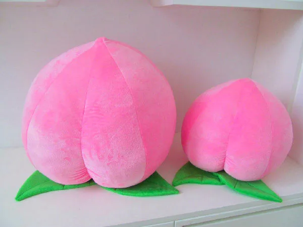 Pink Peach Plush Toy | Fruit Pillow Home Decorate Doll -6