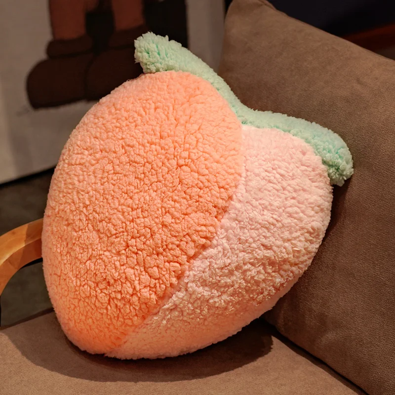 Soft Fruit Shaped Plush Toy | Peach Cactus Eggplant Seat -10