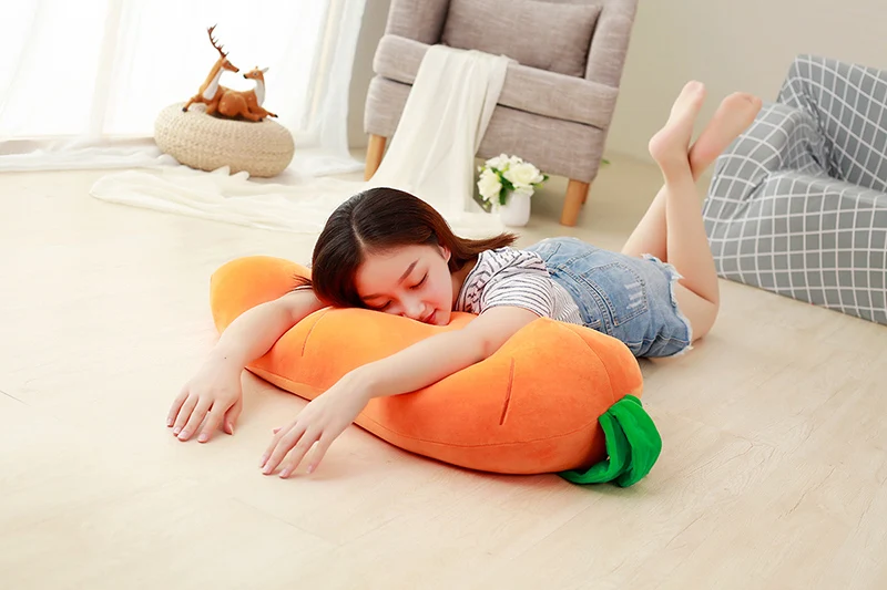 Big Carrot Plush Toy | Super Soft Carrots Doll Stuffed -8
