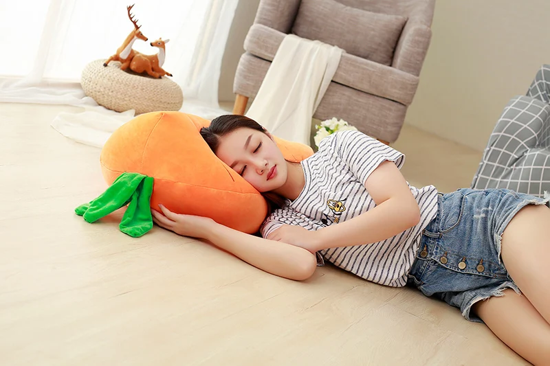 Big Carrot Plush Toy | Super Soft Carrots Doll Stuffed -7