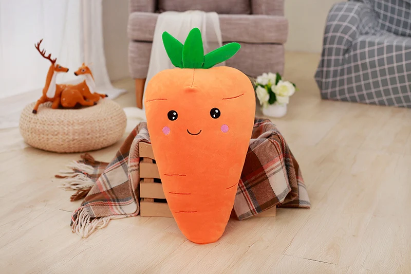 Big Carrot Plush Toy | Super Soft Carrots Doll Stuffed -6