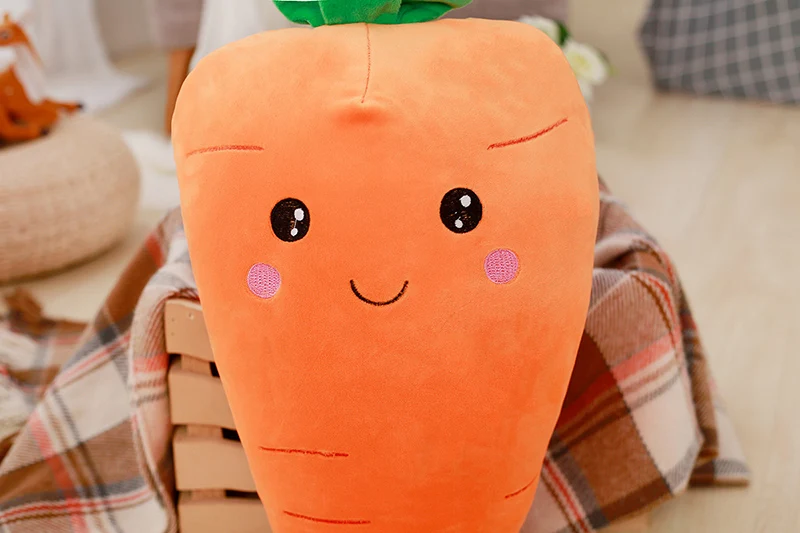 Big Carrot Plush Toy | Super Soft Carrots Doll Stuffed -10