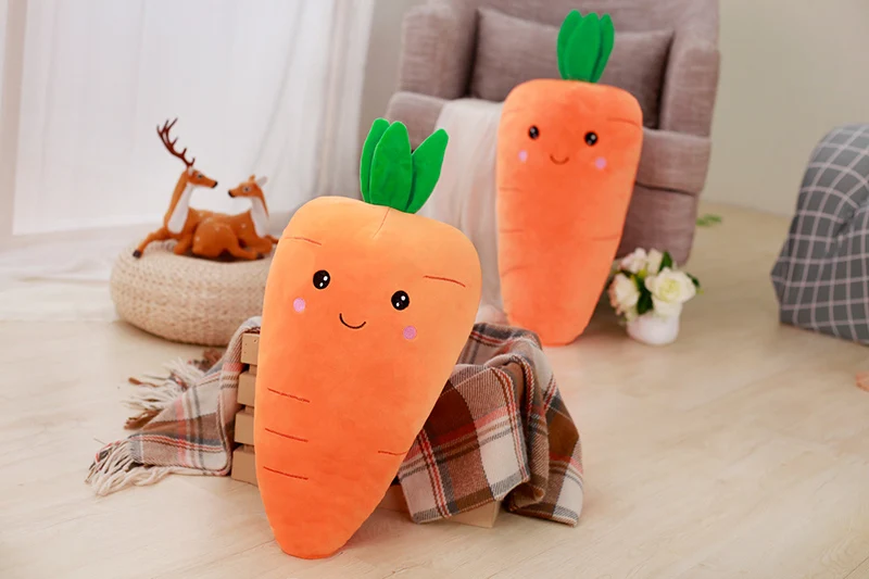 Big Carrot Plush Toy | Super Soft Carrots Doll Stuffed -5