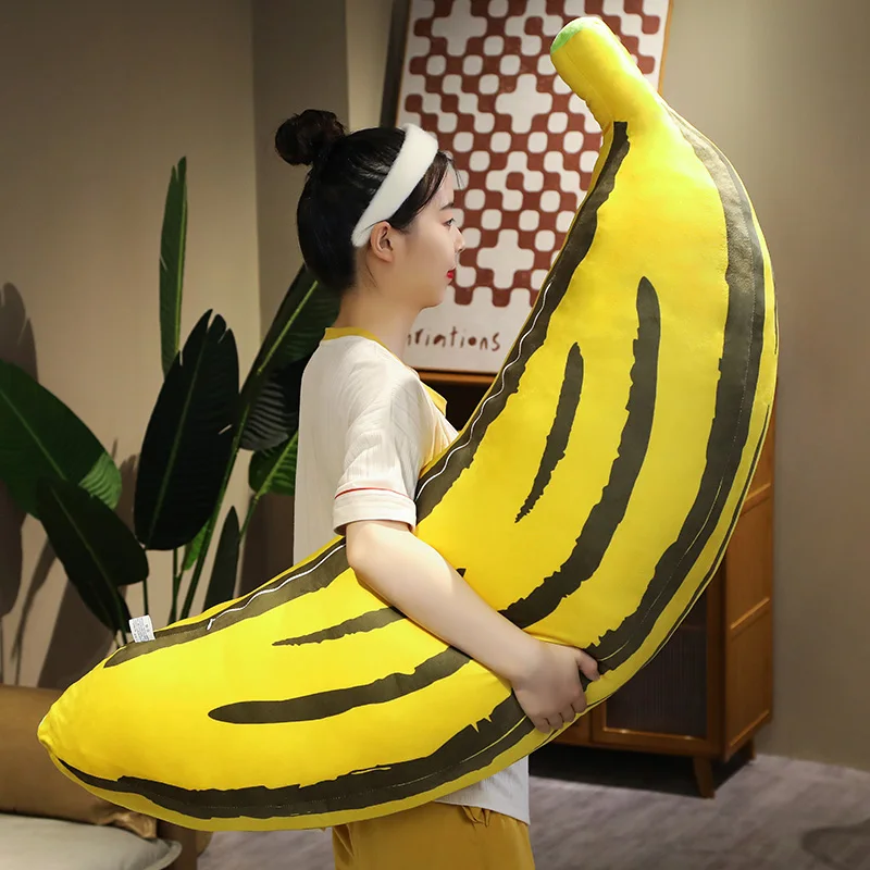 Jamaican Banana Plush | 120cm Giant Soft Cartoon Banana Plush Toys -1