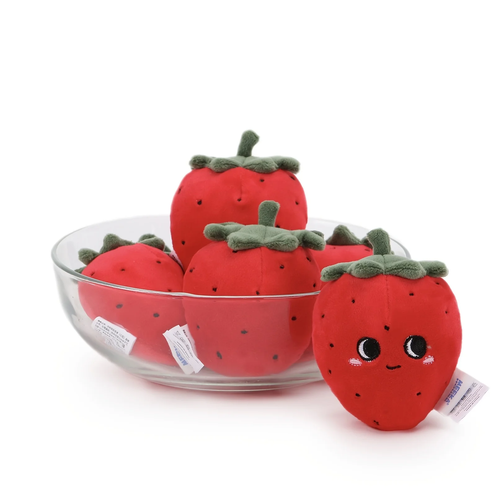 Red Strawberry Fruit Plush -4
