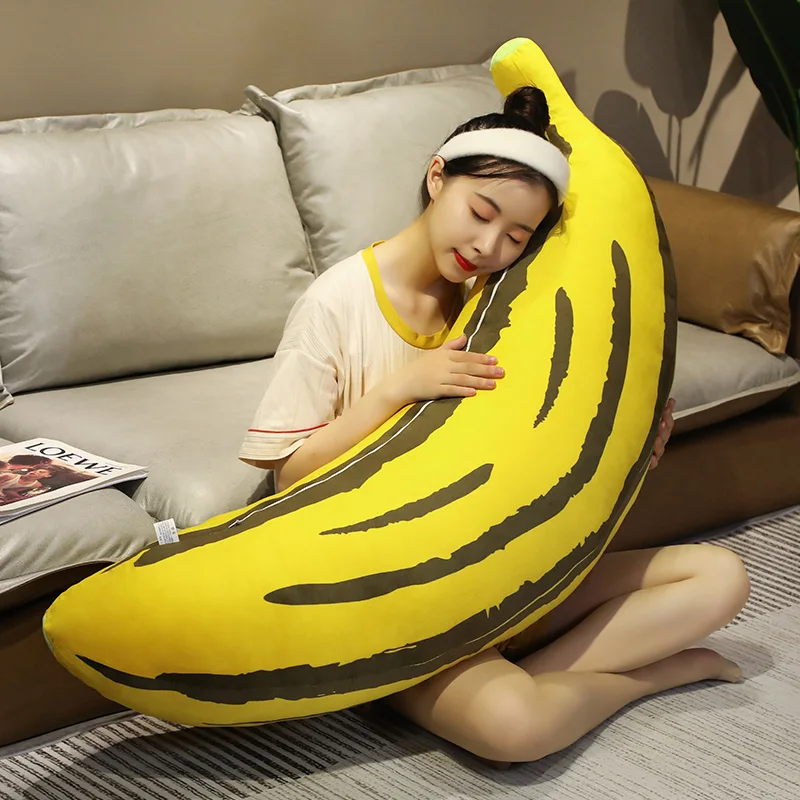 Jamaican Banana Plush | 120cm Giant Soft Cartoon Banana Plush Toys -9