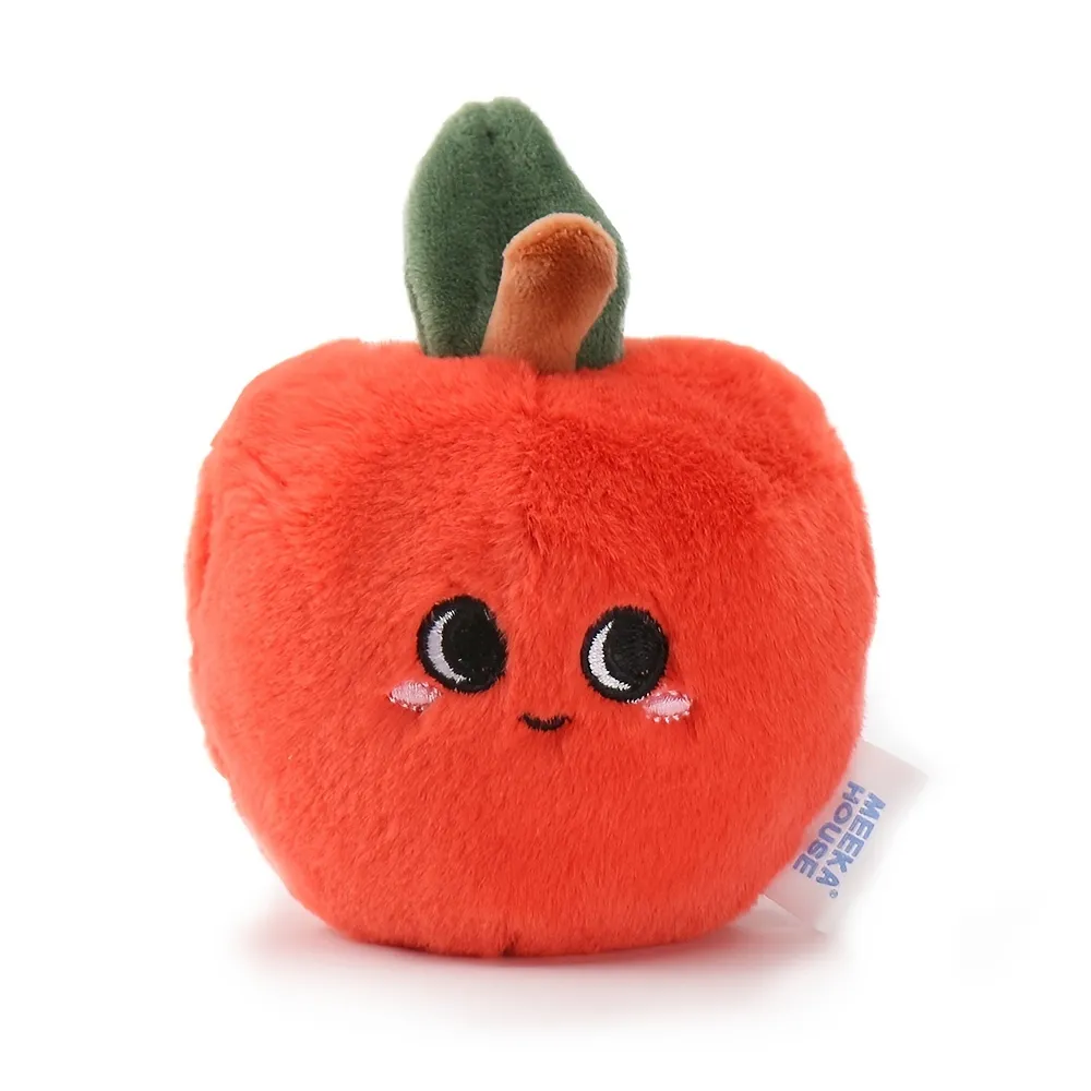 Red Apple Plush Toy | Baby Sensory and Cognition, Cute Expression -1