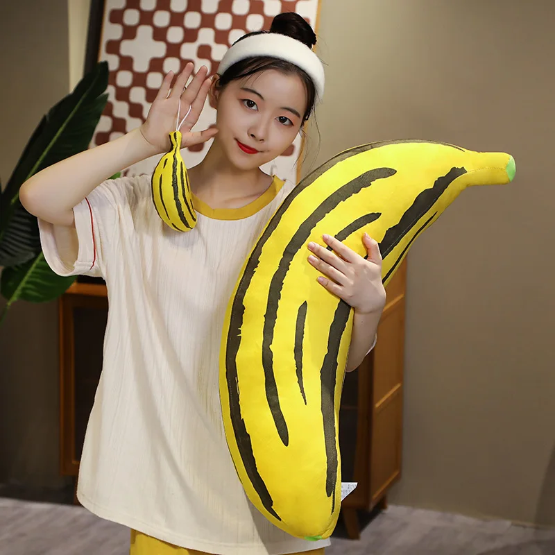 Jamaican Banana Plush | 120cm Giant Soft Cartoon Banana Plush Toys -7