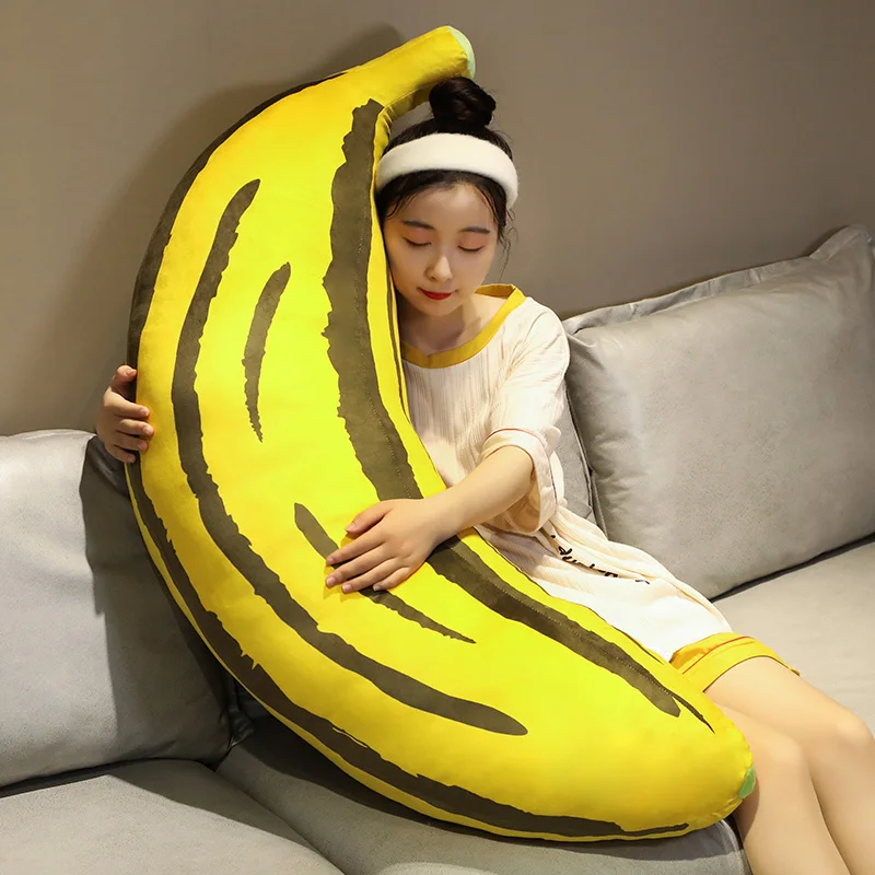 Jamaican Banana Plush | 120cm Giant Soft Cartoon Banana Plush Toys -12