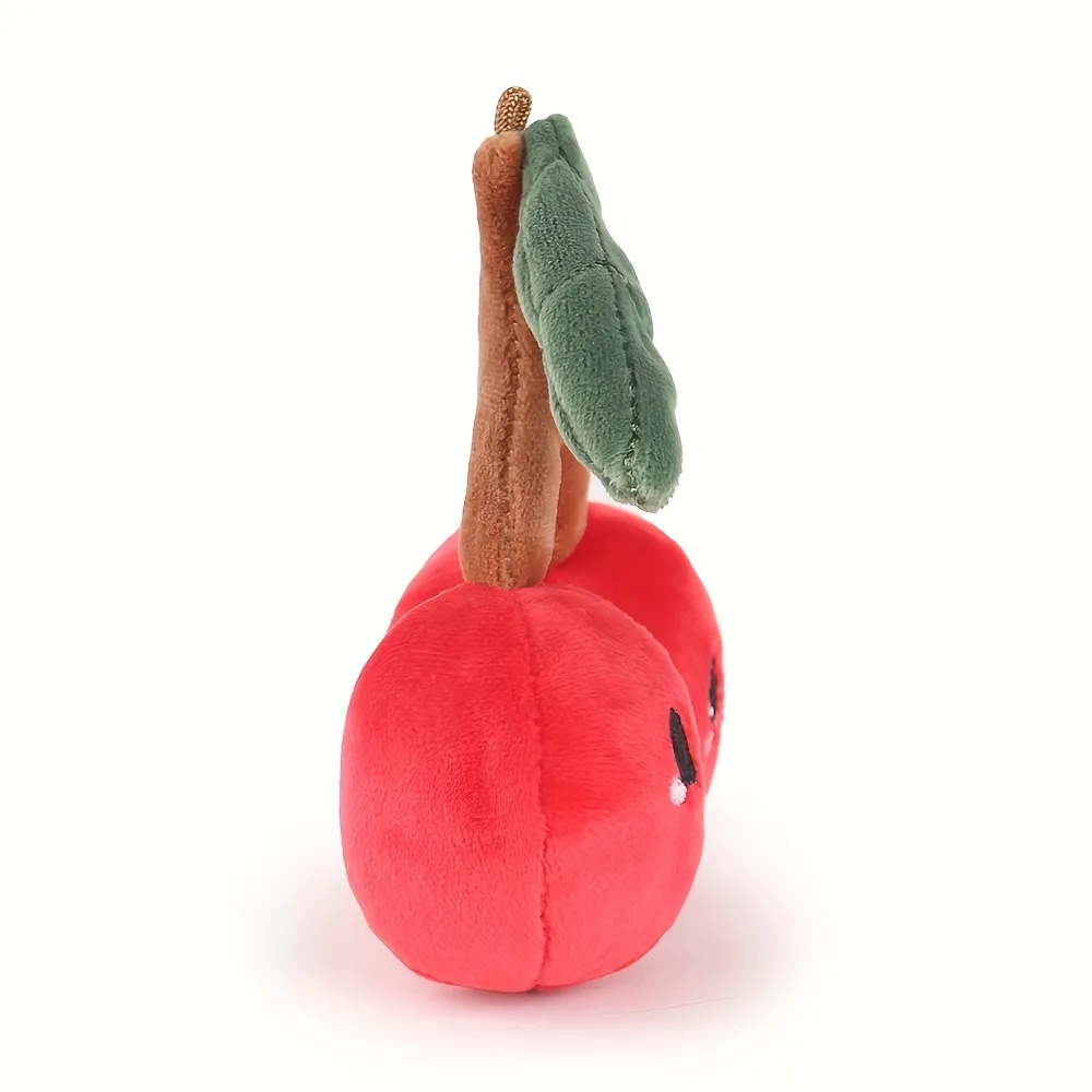 Cartoon Cherry Plush Toy | Soft Stuffed Fruit and Vegetable -2