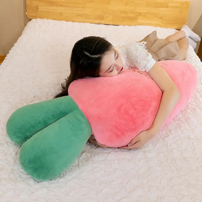 Cartoon Carrot Plush Toy | 50/70/90cm Soft Fluffy Simulation Vegetable Pillow -11