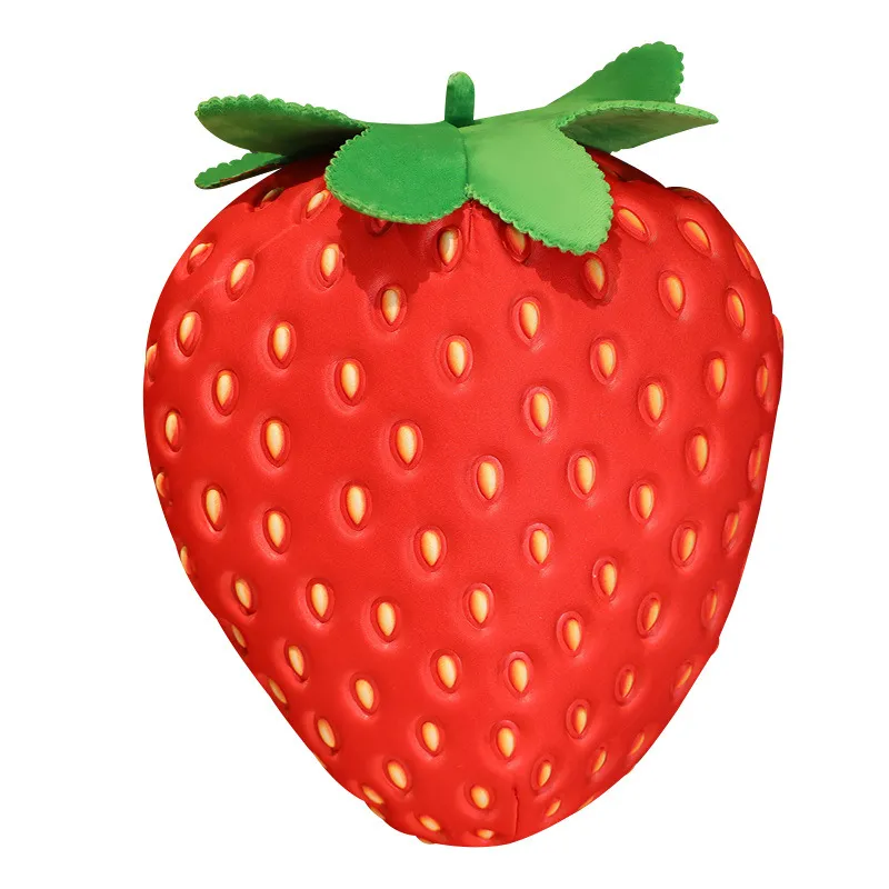 Lifelike Strawberry Plush Toy | 35cm Simulation Strawberry Pillow -5